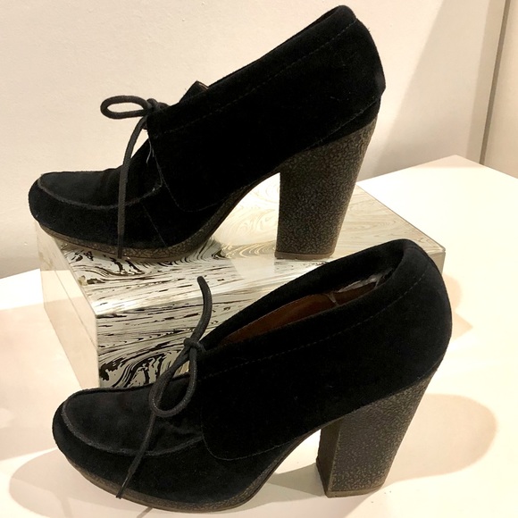 Vintage Suede heel / bootie - Picture 2 of 12